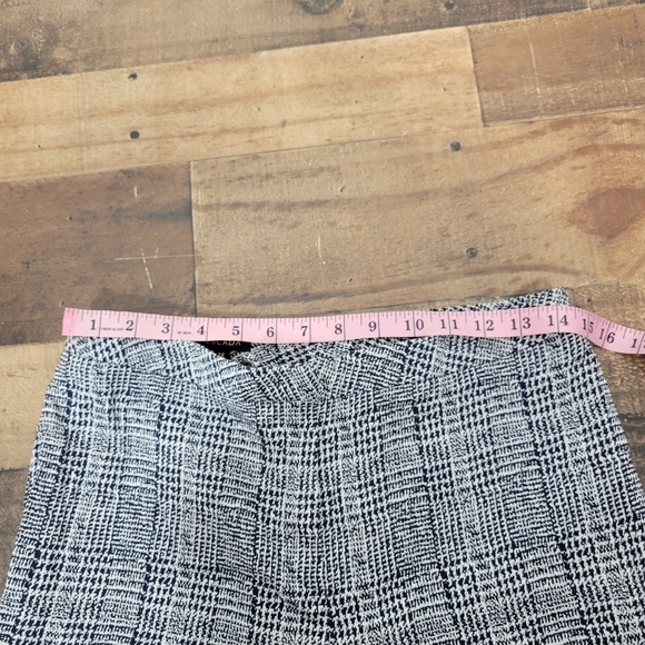 38 Escada Work Pants Blue White Patterned - Picture 4 of 8